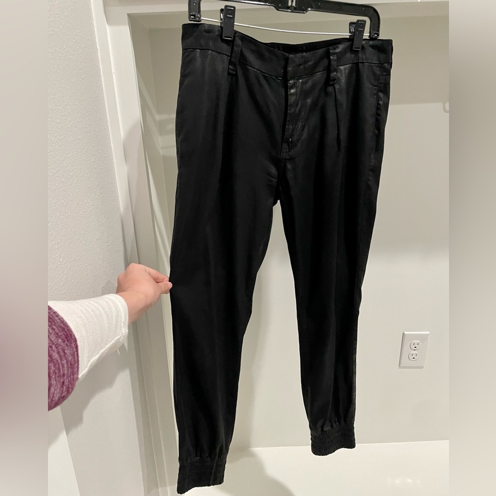7 for all mankind Black Pleated Jeans / Dress Jogger Size 27